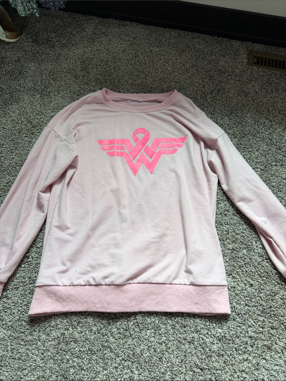 Pink Breast Cancer Awareness Pullover Sweatshirt